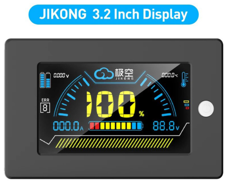 JK BMS (Jikong) LCD дисплей (LCD-3.2-RS485) 3.2", с кнопкой активации