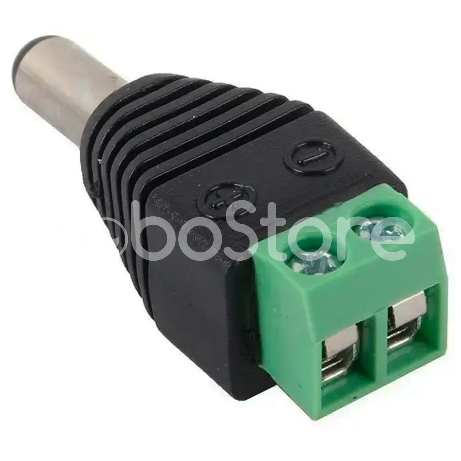 Штекер живлення тато 5.5 х 2.1 мм з клемною колодкою