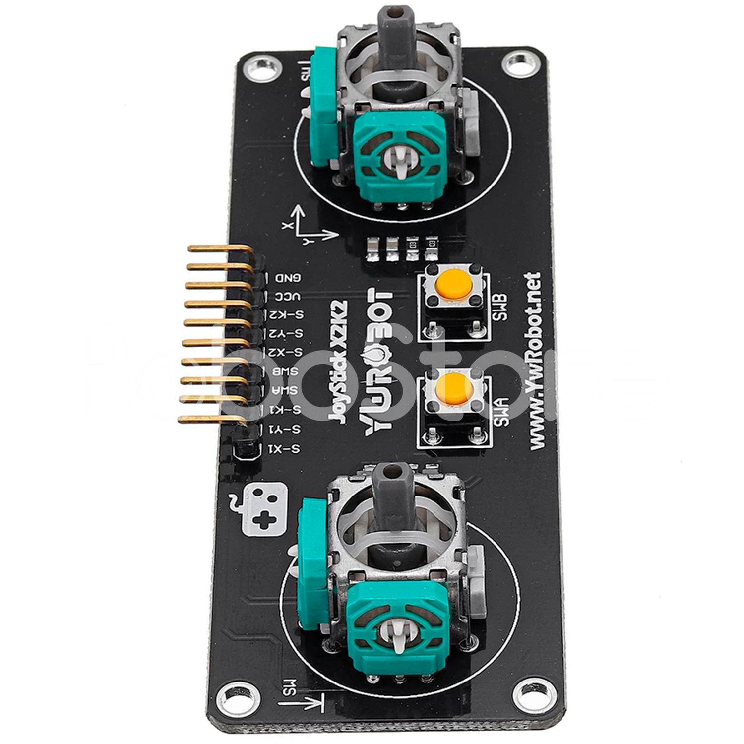 Игровой кнопочный модуль 2-канальный PS2 для Arduino