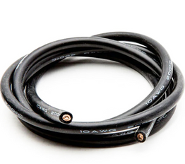 Кабель живлення 10 AWG (силікон чорний), 002640