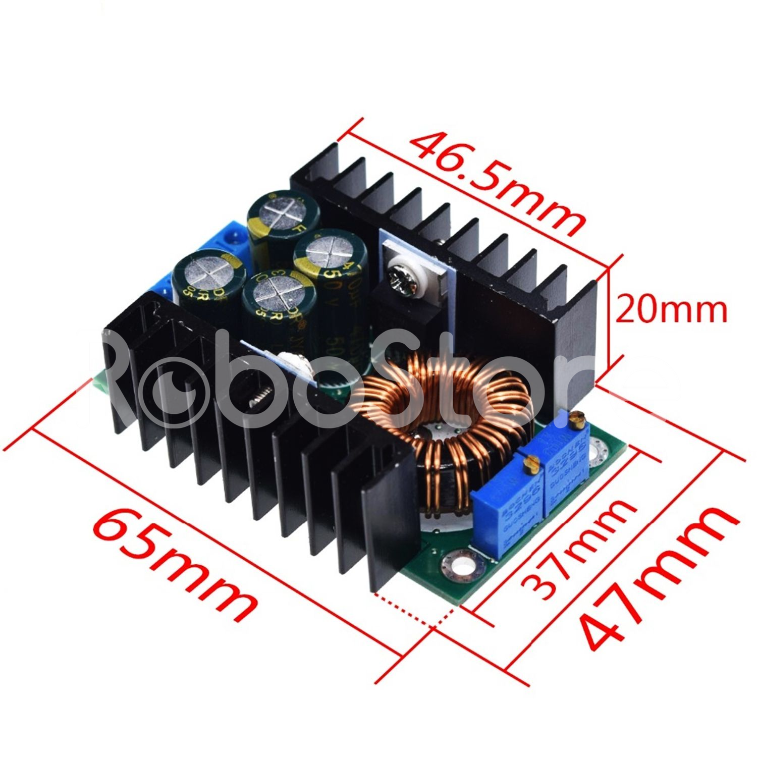 Знижувальний перетворювач напруги XL4016 DC-DC з 5-40В до 1.2-35В 9А 300W