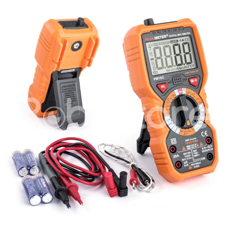 Цифровий мультиметр PEAKMETER PM18C з True RMS