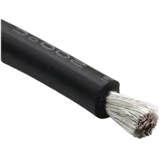 Кабель живлення 16 AWG (силікон чорний)