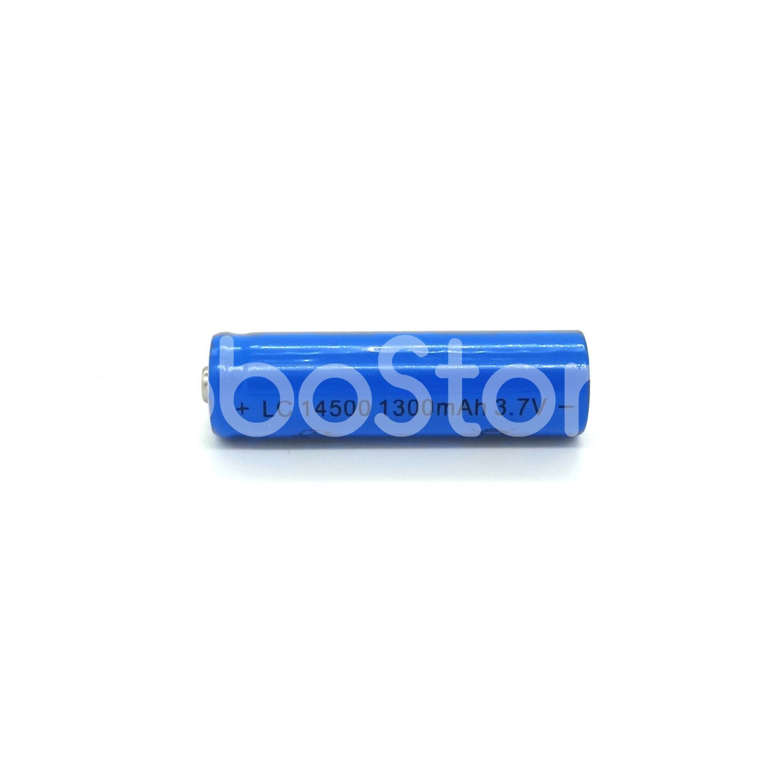 Аккумуляторная батарейка АА 1300mAh 3.7V, Li-ion, синяя