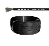 Кабель живлення 14 AWG (силікон чорний), 002976
