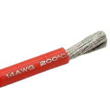 Кабель живлення 14 AWG (силікон червоний), 002977