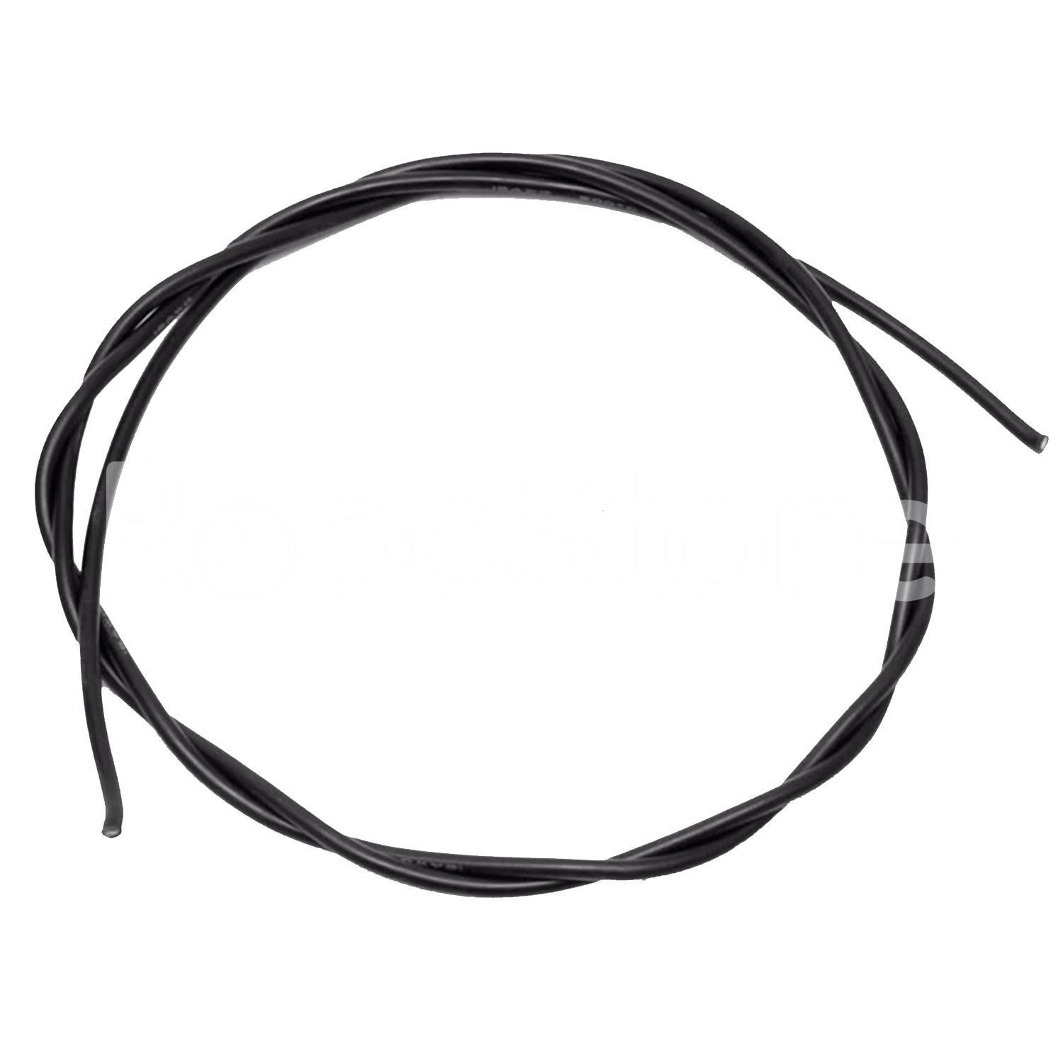 Провод силиконовый черный 22 AWG 1м
