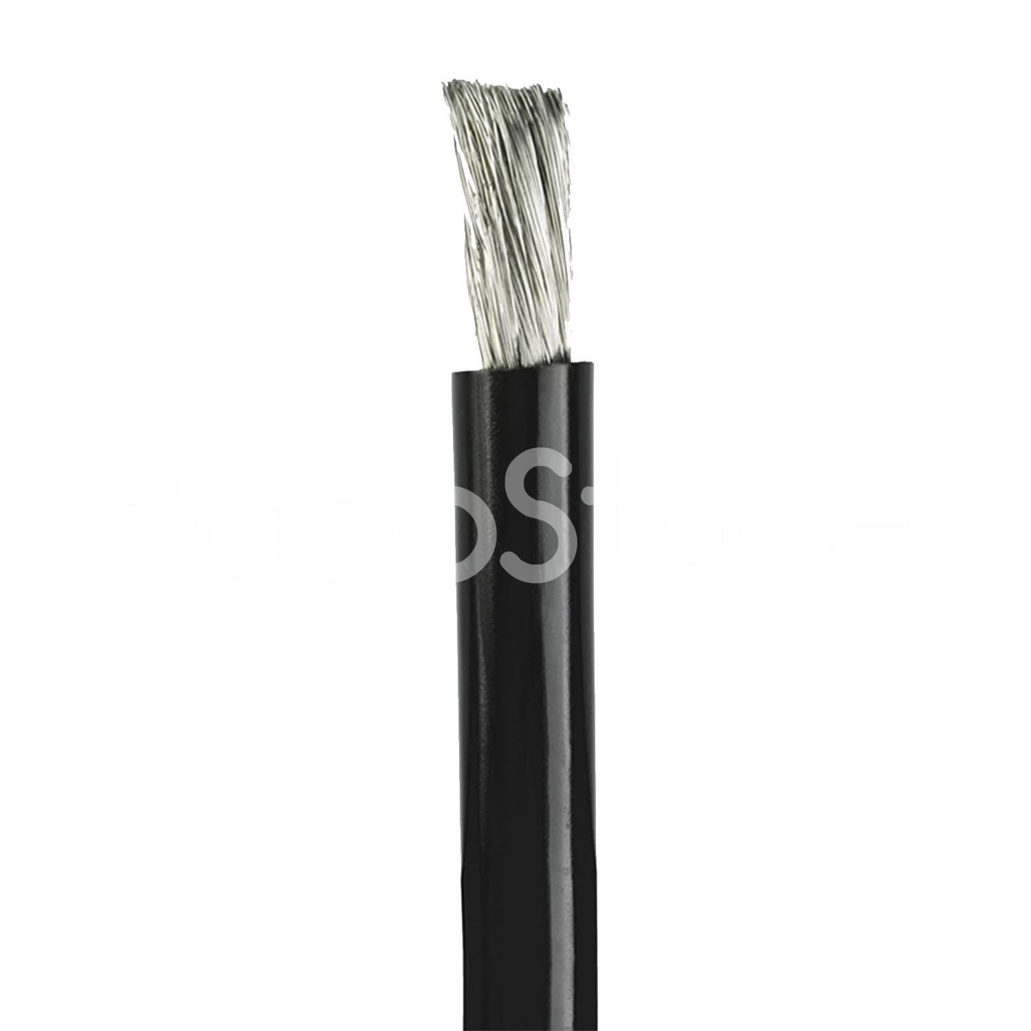Провод силиконовый черный 22 AWG 1м