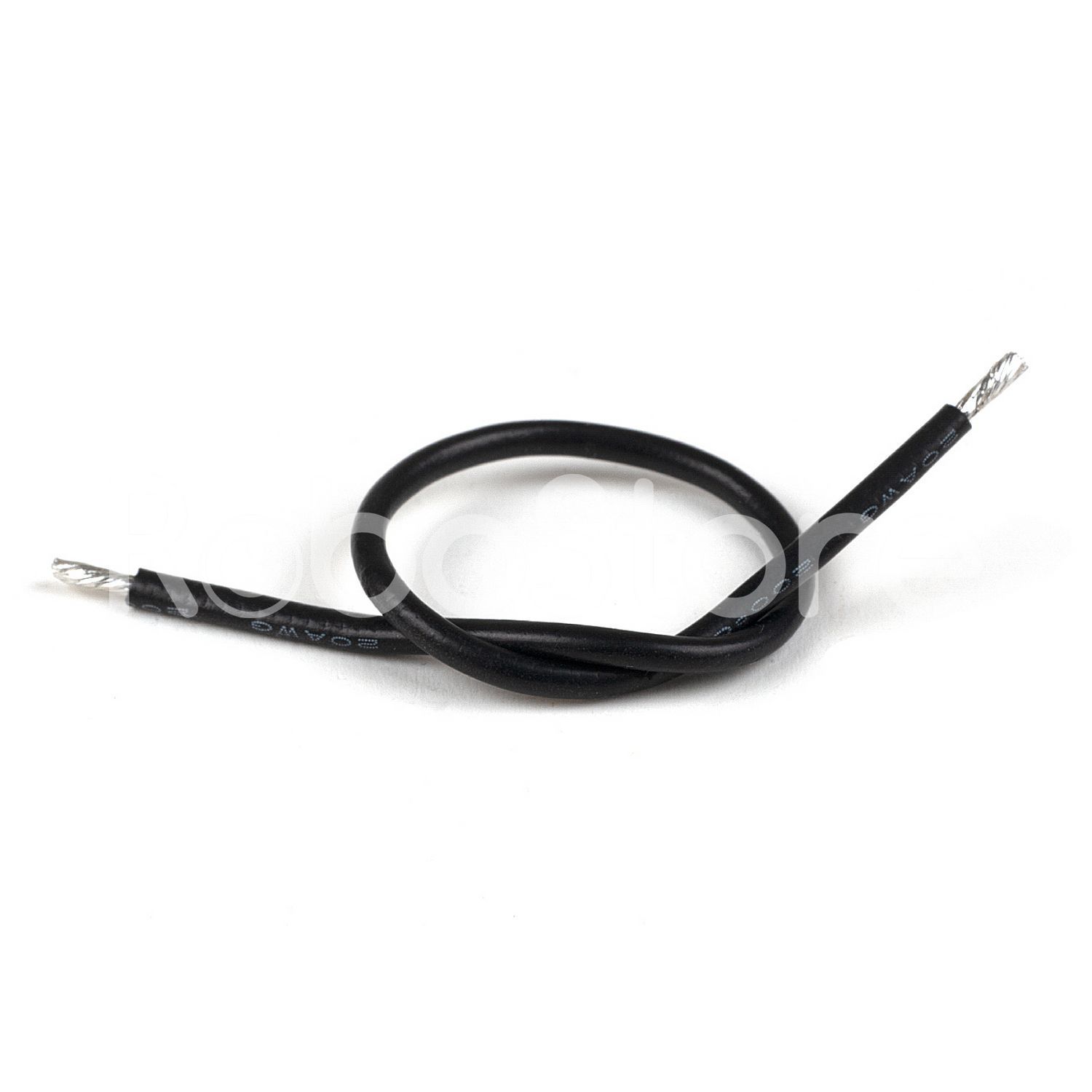 Провід луджений 20 AWG чорний (13 см)