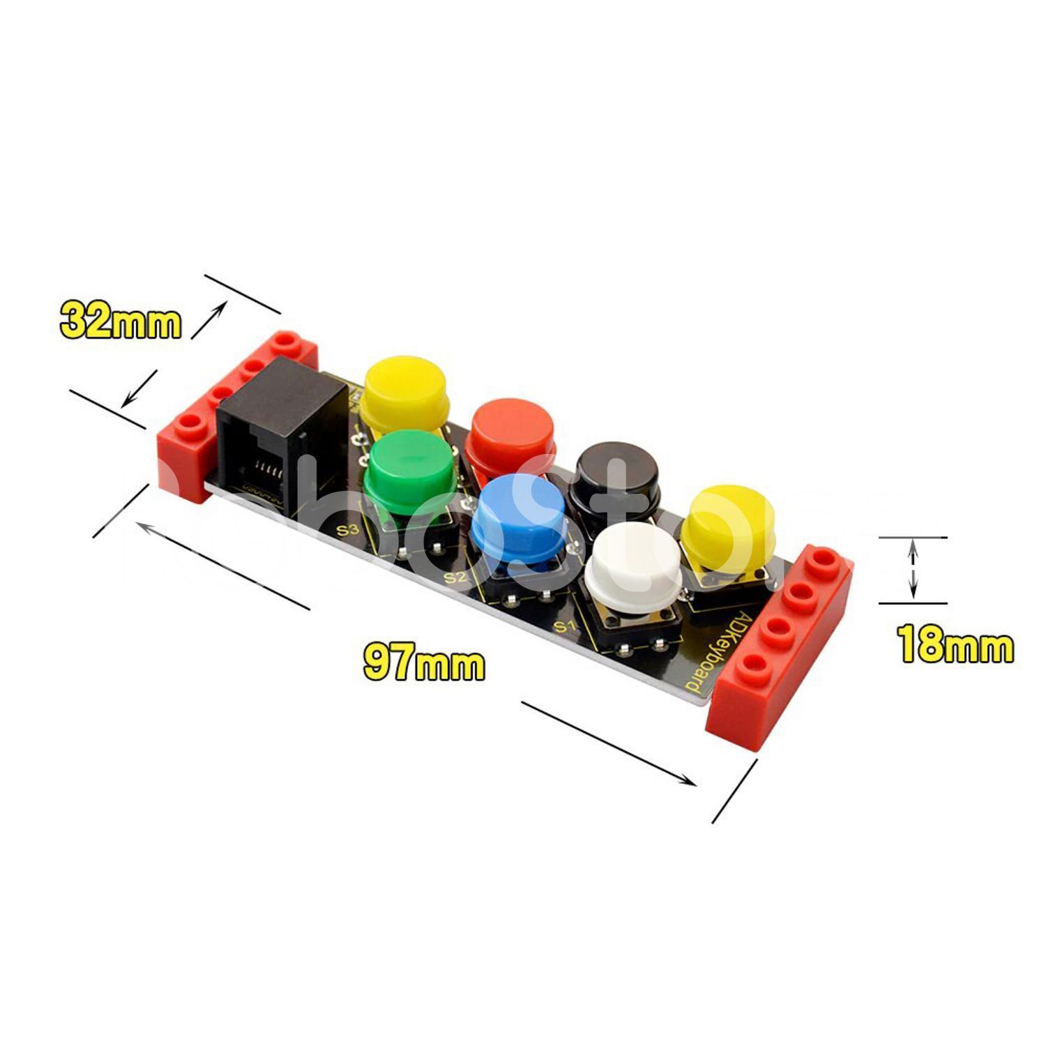 Модуль 7-кнопкової клавіатури Kidsbits Lego