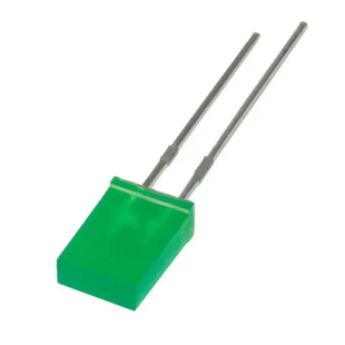 Светодиод плоский 2х5 мм (зеленый)