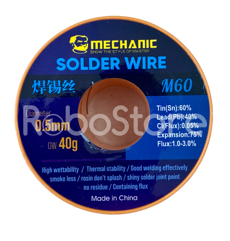 Припой Mechanic M60 0.5 мм 40 гр